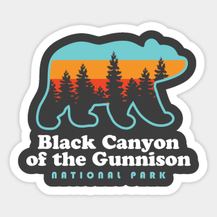 Black Canyon of the Gunnison National Park Bears Sticker